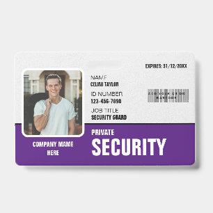 Tarjeta De Identificación Preciso y Profesional: Identificación Personalizad