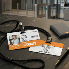 Tarjeta De Identificación Preciso y Profesional: Identificación Personalizad