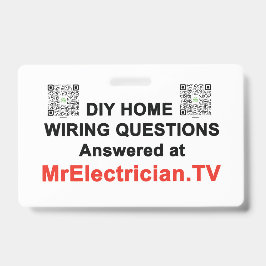 Tarjeta De Identificación Preguntas de cableado eléctrico en casa en MrElect