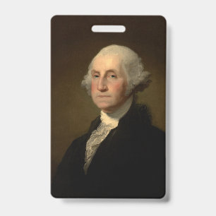 Tarjeta De Identificación Presidente estadounidense George Washington, Stuar