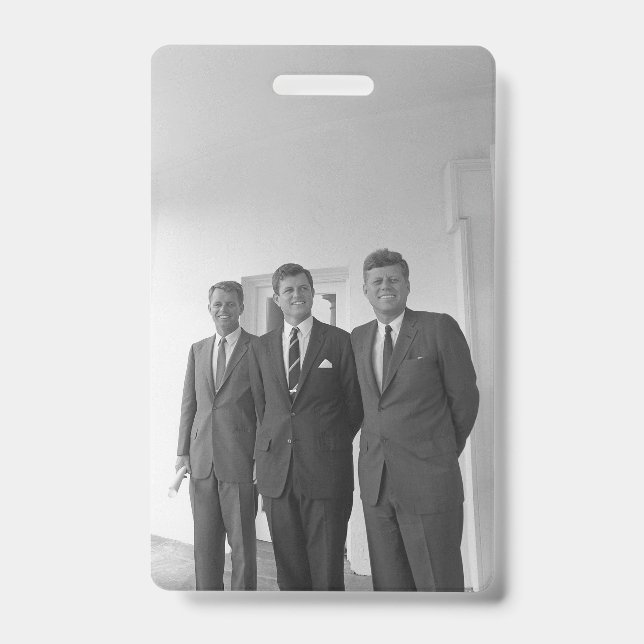 Tarjeta De Identificación Presidente John Kennedy y Brothers American Camelo (Parte frontal)