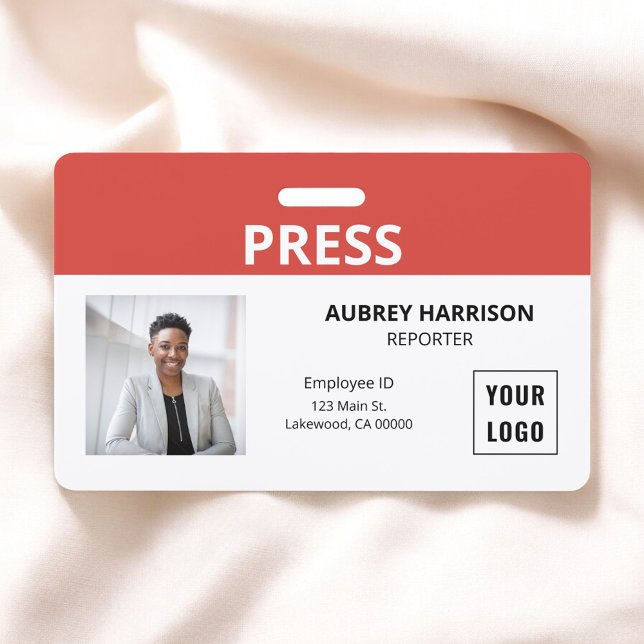 Tarjeta De Identificación Presione ID de foto simple (Subido por el creador)