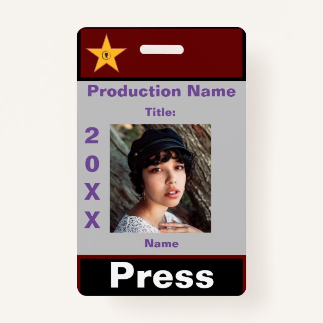 Tarjeta De Identificación Press Pass-1 (Anverso)