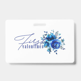 Tarjeta De Identificación Primer día de San Valentín