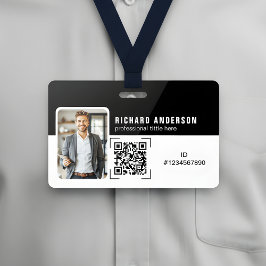 Tarjeta de identificación profesional corporativa