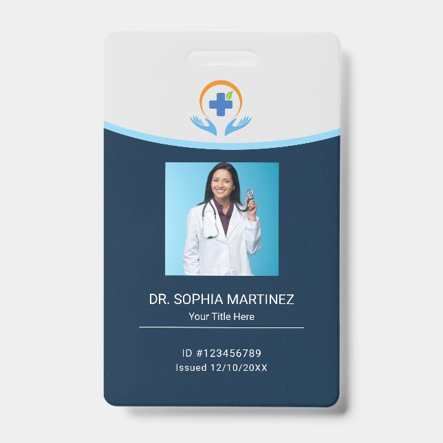 Tarjeta De Identificación Profesional de la salud (Parte frontal)