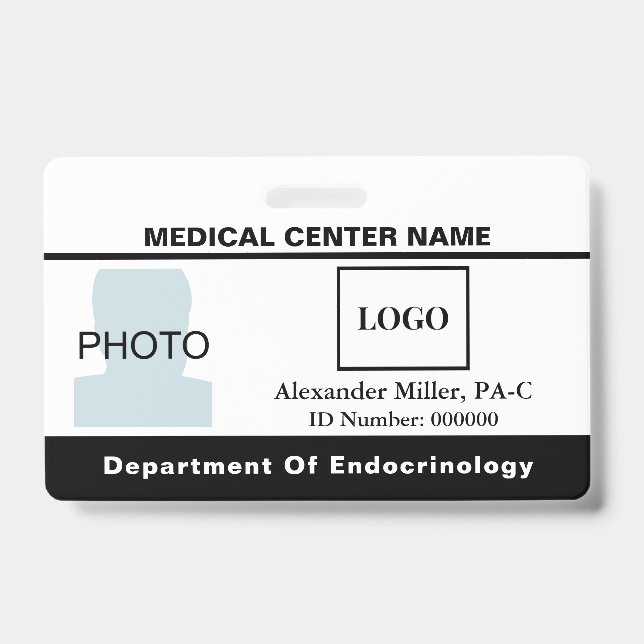 Tarjeta De Identificación Profesional de la Salud (Parte frontal)