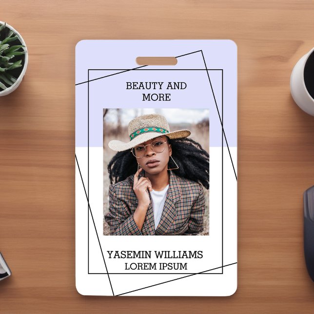 Tarjeta de identificación profesional moderna de P (Subido por el creador)