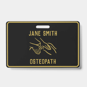 Tarjeta De Identificación Profesional Osteópata