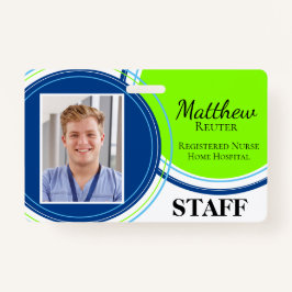 Tarjeta de identificación profesional personalizad