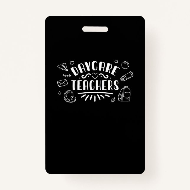 Tarjeta De Identificación Profesores de guardería (Anverso)