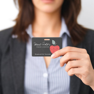 Tarjeta De Identificación Profesores de tutor en casa Apple Business Persona