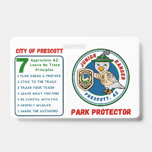 Tarjeta De Identificación Protector de parque