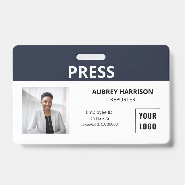 Tarjeta De Identificación Pulse Simple Photo ID (Parte frontal)