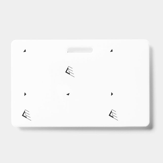 Tarjeta De Identificación Punto, Gris Pálido (Parte frontal)