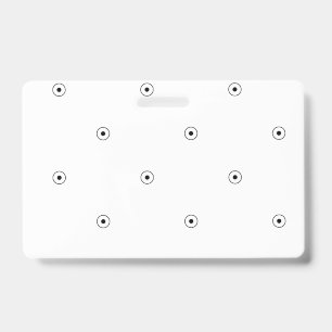 Tarjeta De Identificación Punto, Humo Blanco
