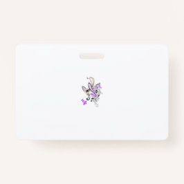 Tarjeta De Identificación Purple-Magenta, Naranja Reddish, Girona azul de ta