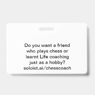 Tarjeta De Identificación ¿Quieres un amigo