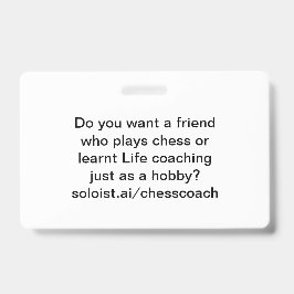 Tarjeta De Identificación ¿Quieres un amigo