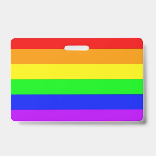 Tarjeta De Identificación Rainbow Flag (Parte frontal)