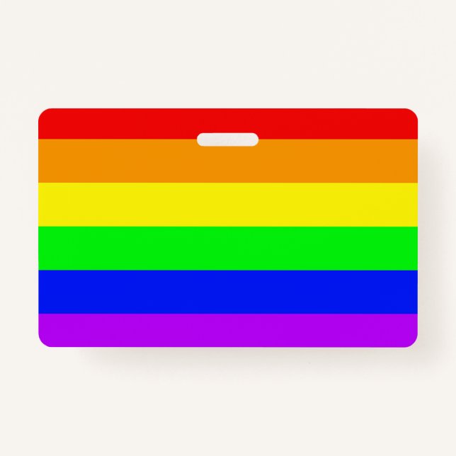 Tarjeta De Identificación Rainbow Flag (Anverso)
