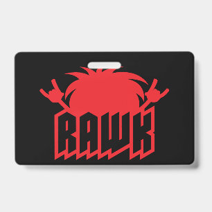 Tarjeta De Identificación ¡RAWK! Energía de Cabeceo de Heavy Metal