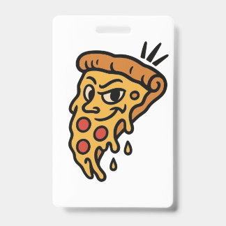 Tarjeta De Identificación 🍕 Rebanada de pizza descarada