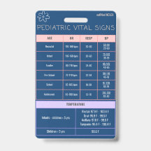 Referencia rápida de la placa de pediatría