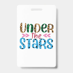 Tarjeta De Identificación Regalo de Boda Bajo La Estrella