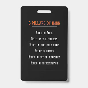 Tarjeta De Identificación Regalo De Cumpleaños 6 Pilares De Iman