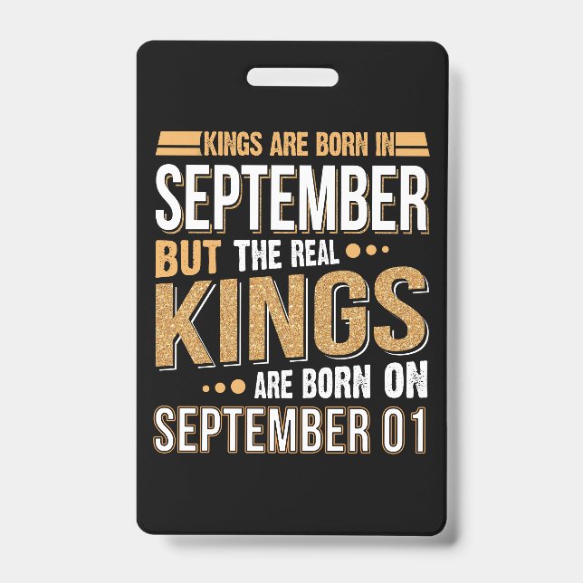 Tarjeta De Identificación Regalo de cumpleaños | Reina Nacida En Regalo De S (Parte frontal)