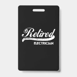 Tarjeta De Identificación Regalo divertido de fiesta de jubilación para elec