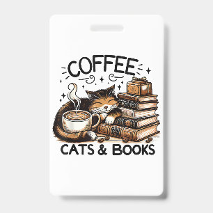 Tarjeta De Identificación Regalo divertido para mujeres amantes del café y l