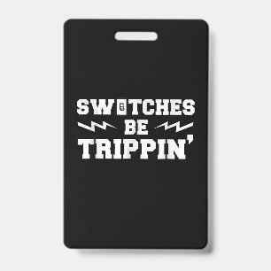 Tarjeta De Identificación Regalos divertidos para electricistas hombres Swit