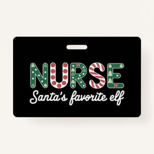 Tarjeta De Identificación Regalos favoritos del día de la enfermera para el