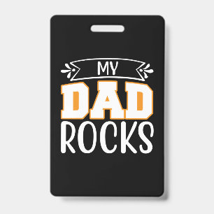 Tarjeta De Identificación Regalos Papá   Mi Papá Mola