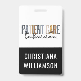 Tarjeta De Identificación Regalos personalizados para técnico de atención al