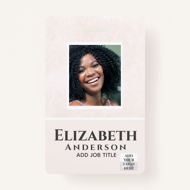 Tarjeta De Identificación Resumen de la acuarela VIP PASS del empleado de FO (Anverso)