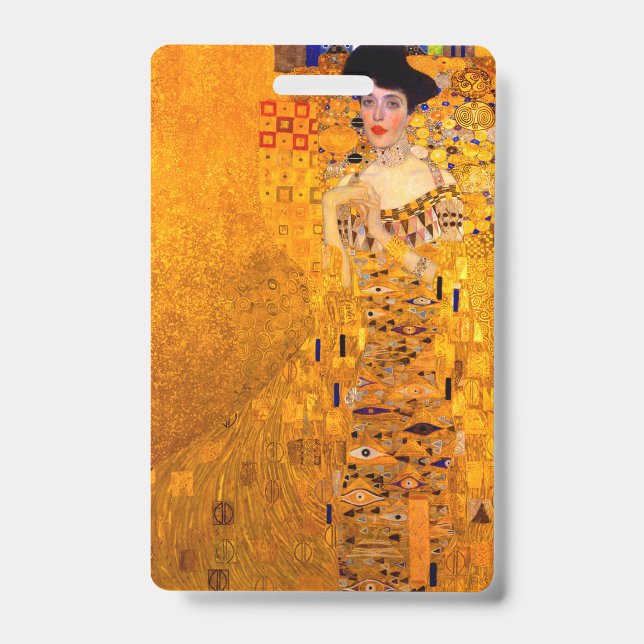Tarjeta De Identificación Retrato de Gustav Klimt de Adele Bloch Bauer (Parte frontal)