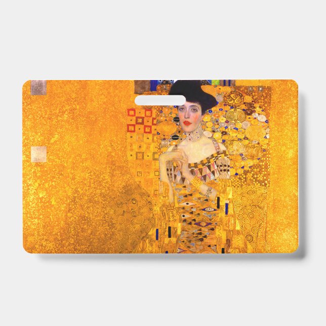 Tarjeta De Identificación Retrato de Gustav Klimt de Adele Bloch Bauer (Parte frontal)