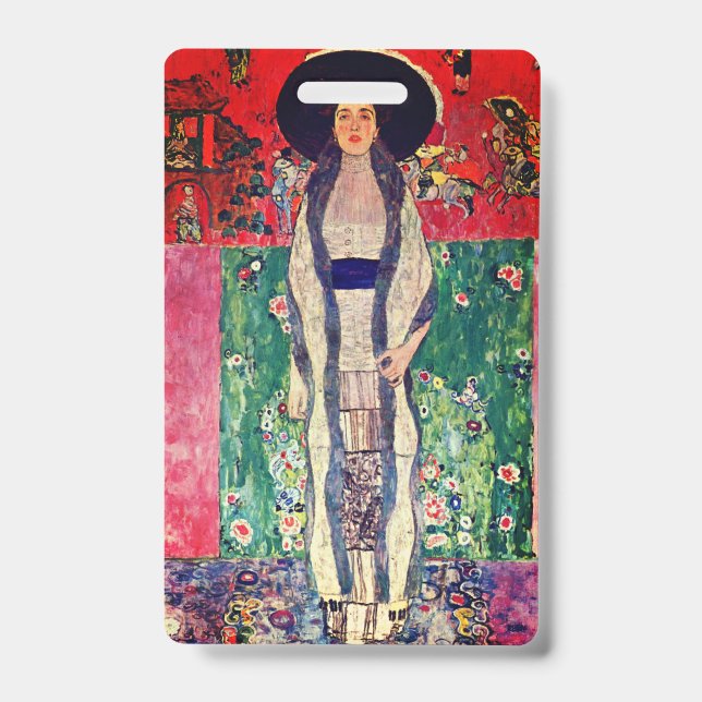 Tarjeta De Identificación Retrato de Gustav Klimt de Adele Bloch-Bauer II (Parte frontal)