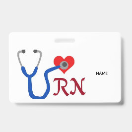 Tarjeta De Identificación RN Name Badge