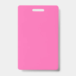 Tarjeta De Identificación Rosa Fucsia
