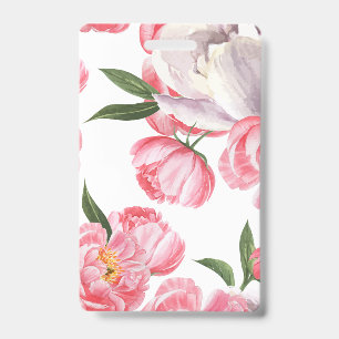 Tarjeta De Identificación Rosas Hermosas
