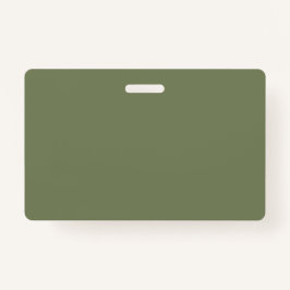 Tarjeta De Identificación Sage Green Color sólido