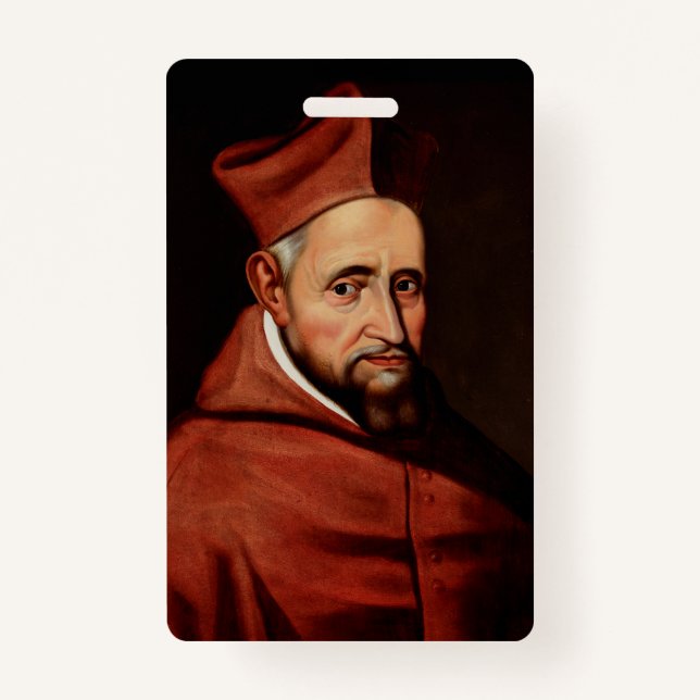 Tarjeta De Identificación Saint Robert Bellarmin (Anverso)