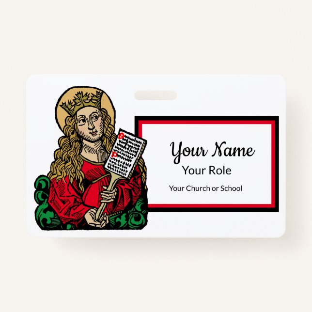 Tarjeta De Identificación San Cecilia con Junta de Himno (Nuremberg) (Anverso)