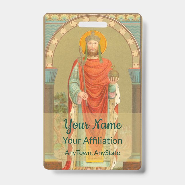 Tarjeta De Identificación San Enrique II, Emperador (BBS 10; Estilo 1) (Parte frontal)