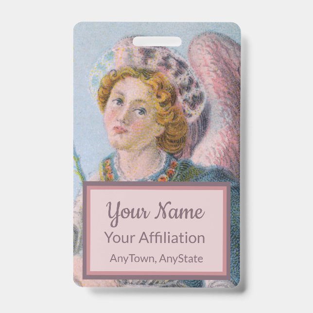 Tarjeta De Identificación San Gabriel el Arcángel (detalle; M 017) (Parte frontal)