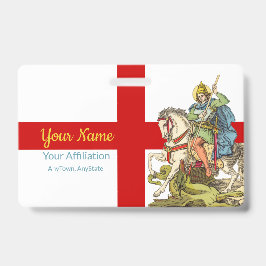 Tarjeta De Identificación San Jorge a caballo (BS 01)